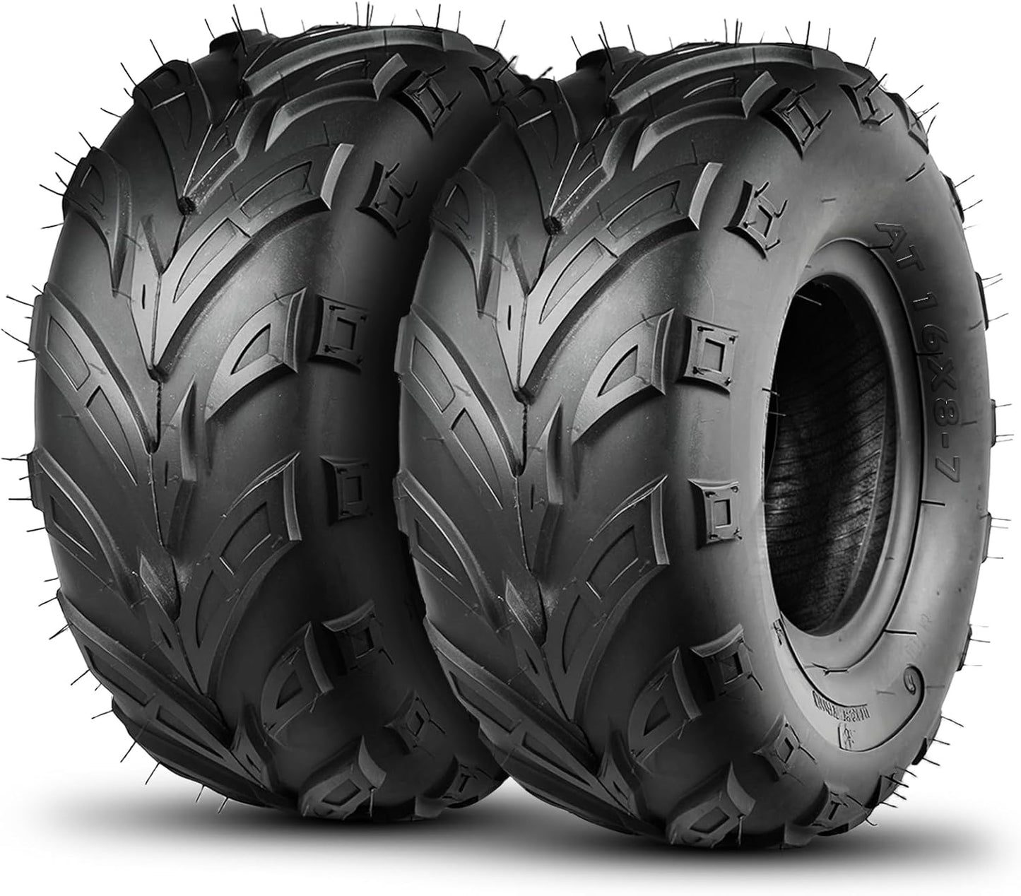 TRIPOWER ATV/UTV Tires 20x10-8 All Terrain 20x10x8 Off-Road Mud Lawn-Mowers Tires, 4 PR, Set of 2