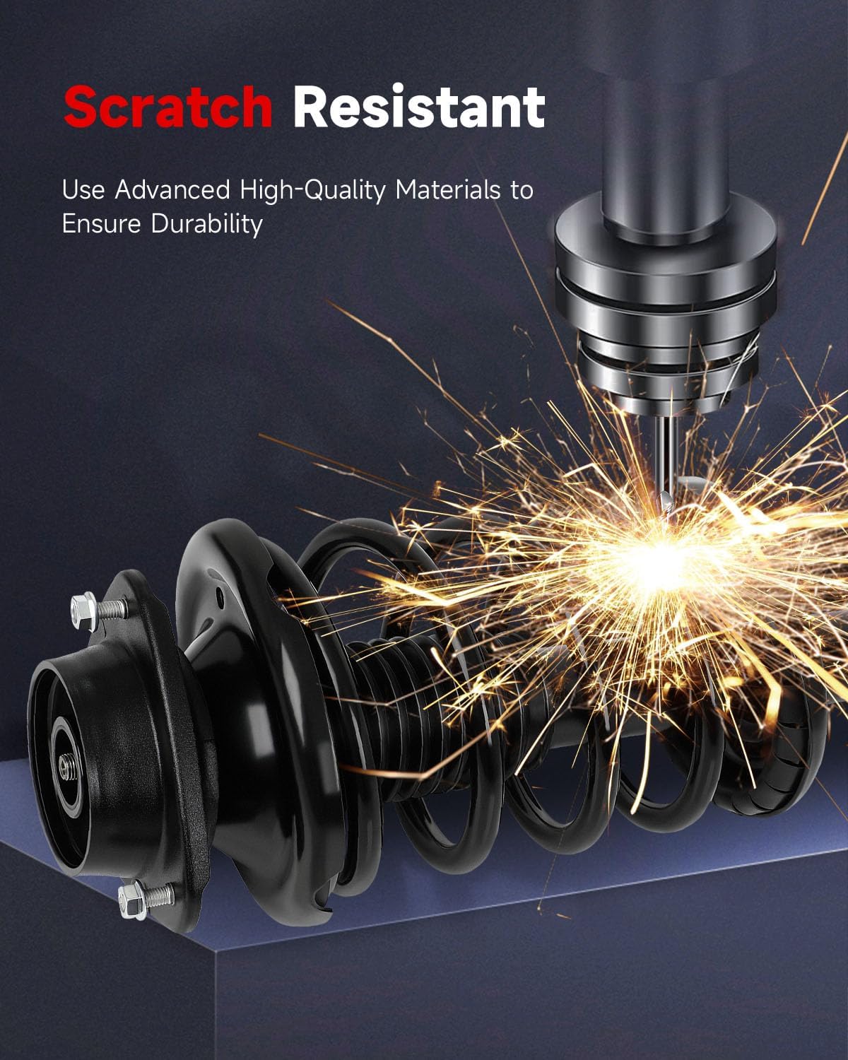 cciyu Front Complete Struts shock and Struts Fits for 2010 2011 2012 for Subaru Outback 272687 272686 Quick Struts Assembly -2PCS