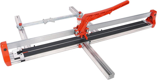 48inch Manual Tile Cutter Machine Single Slide Rail Adjustabl Ceramic Porcelain Tile Floor Cutting Heavy Duty 1200mm