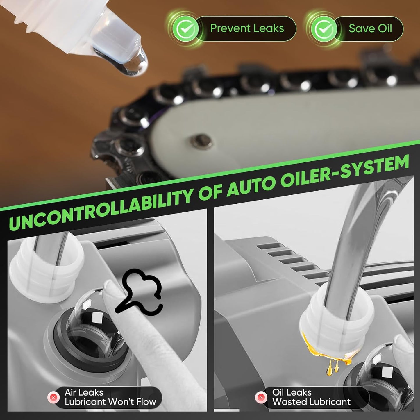 Saker Mini Chainsaw|6 Inch Chainsaw[2025 Upgraded]|Mini Cordless Electric Chain Saw|Small Handheld Portable Chainsaw Battery Powered Chain Saw for Tree Trimmer and Garden,Christmas Gifts for Men Women