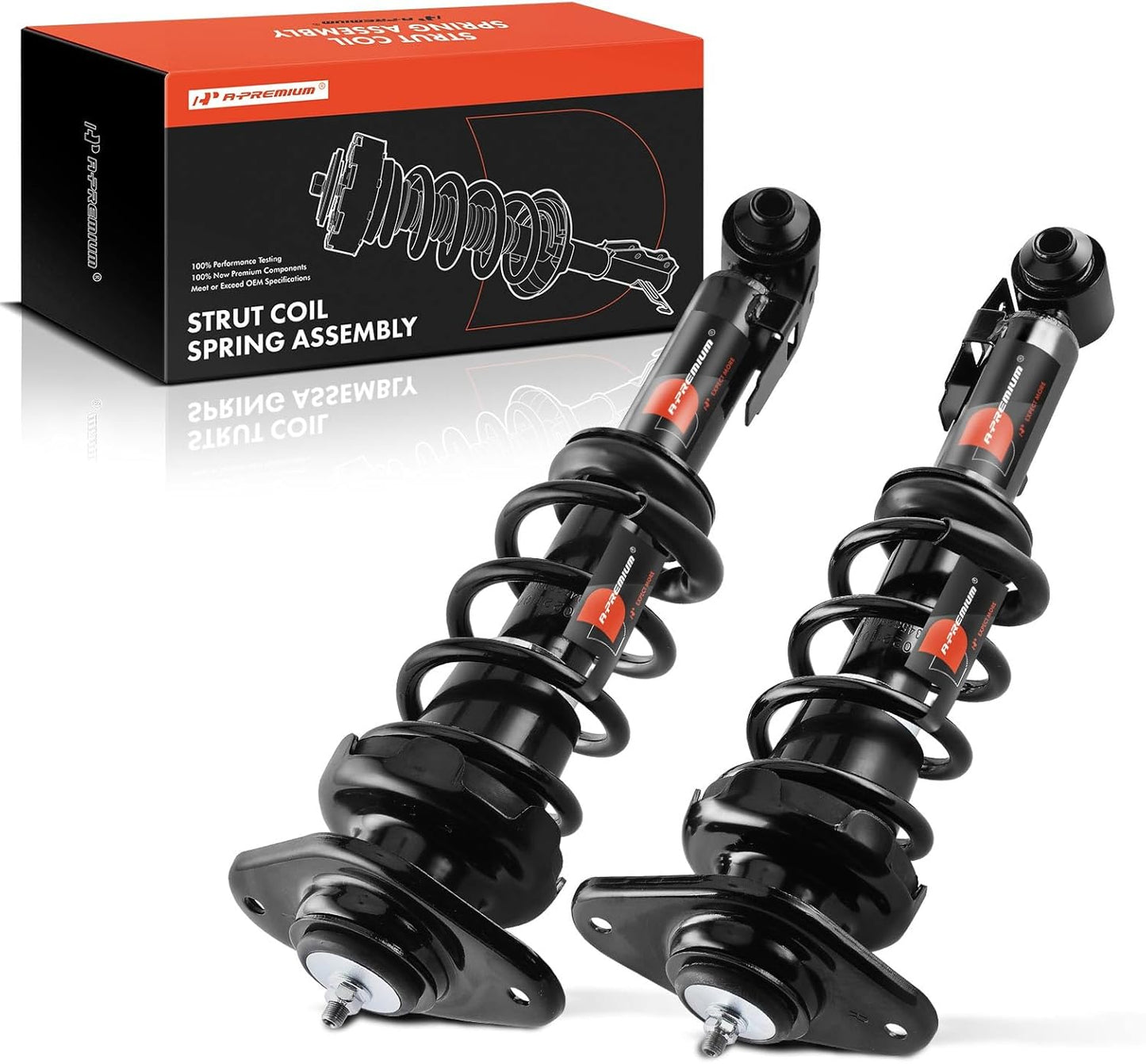 A-Premium Front Complete Strut & Coil Spring Assembly Compatible with Mini Cooper 2007-2015 L4 1.6L, without Sports Package, 2-PC Set