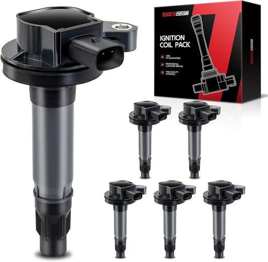 Torchbeam 6 Packs Ignition Coil UF553 Fit for 2007 2008 2009 2010 2011 2012 2013 2014 2015 2016 Ford Mazda Edge Explorer F150 Taurus Flex Lincoln MKZ MKS MKX CX9 3.5 3.7 V6 Replacement for UF553 DG520