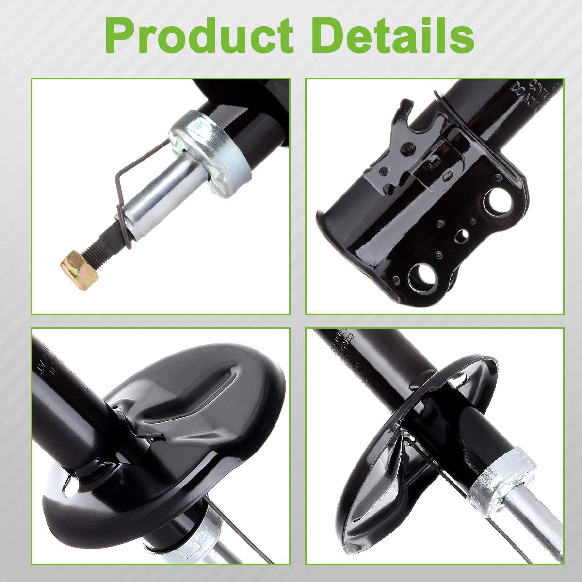 SCITOO Full Set Shocks for ES300, Shocks Absorbers and Struts Fits 1992 1993 1994 for Lexus ES300,1992 1993 1994 for Toyota Camry Amortiguadores