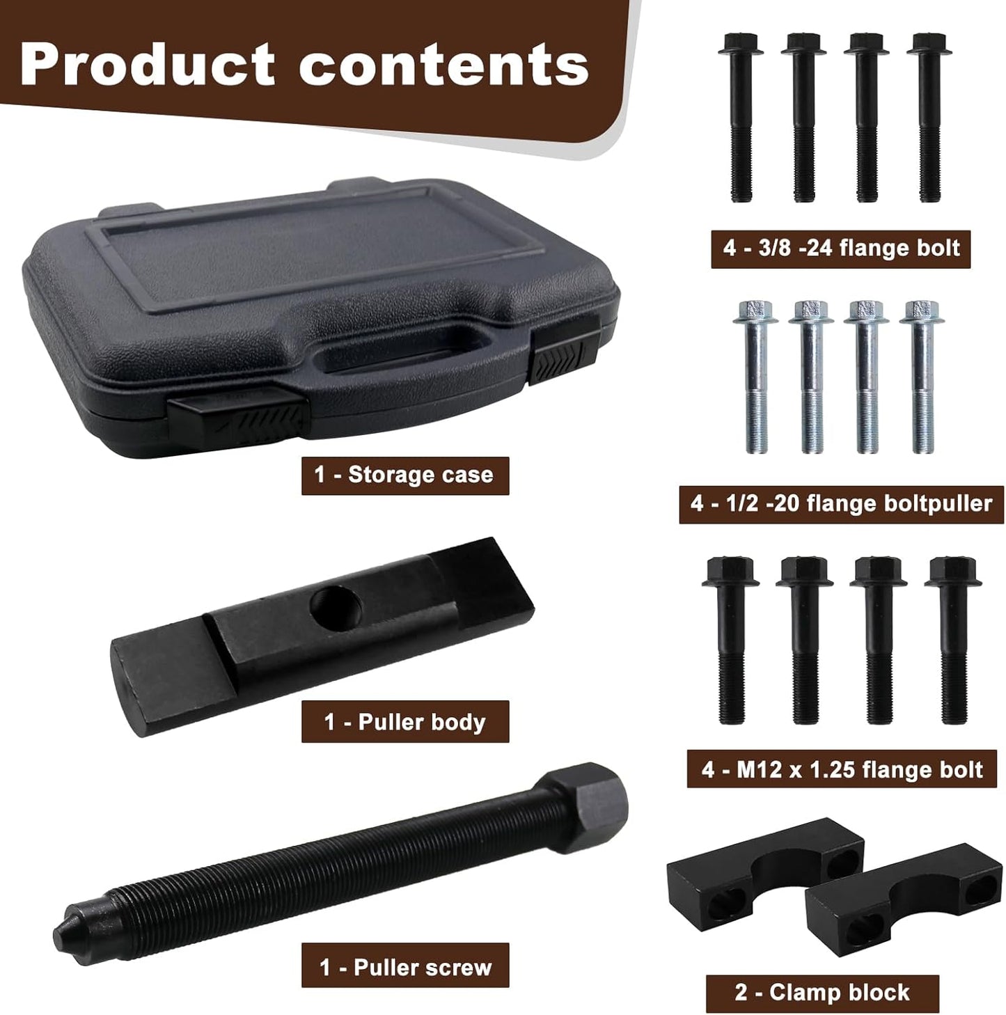 RULLINE Commercial Heavy Duty 60050 Yoke Puller for Semi Trucks, Compatible with Class 6-8 Transportation Trucks & Equipment – Model 10803