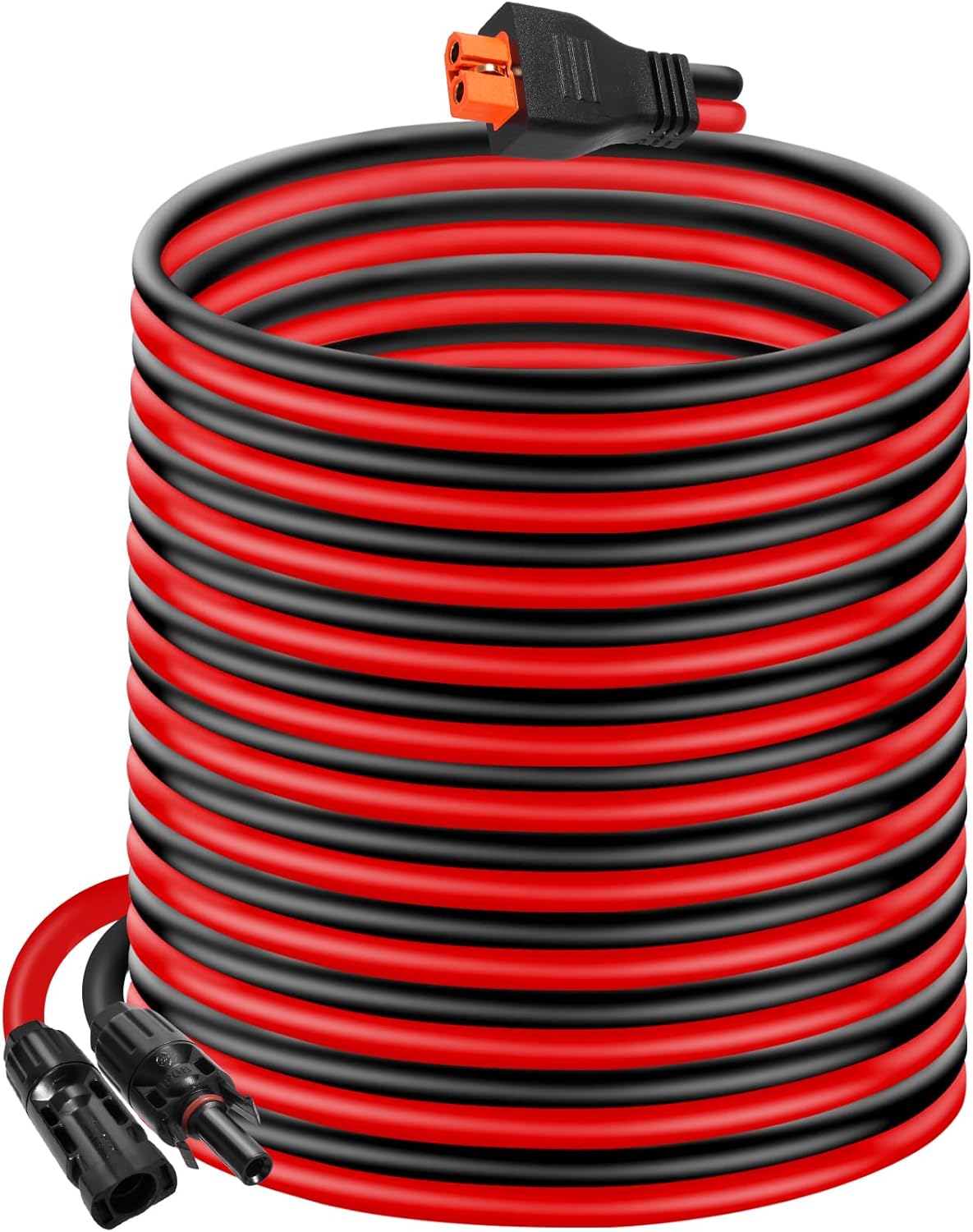 10AWG Tinned Copper Wire XT60i to Solar Panel Connector Extension Cable 35FT – Heavy-Duty Solar to XT60i Cable for RC Batteries, Drones, Solar Power Systems, and Renewable Energy Applications