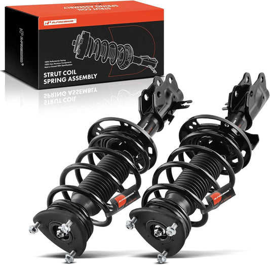 A-Premium Front Pair (2) Complete Strut & Coil Spring Assembly Compatible with Mazda 6 2014 2015 2016 2017, Driver and Passenger Side
