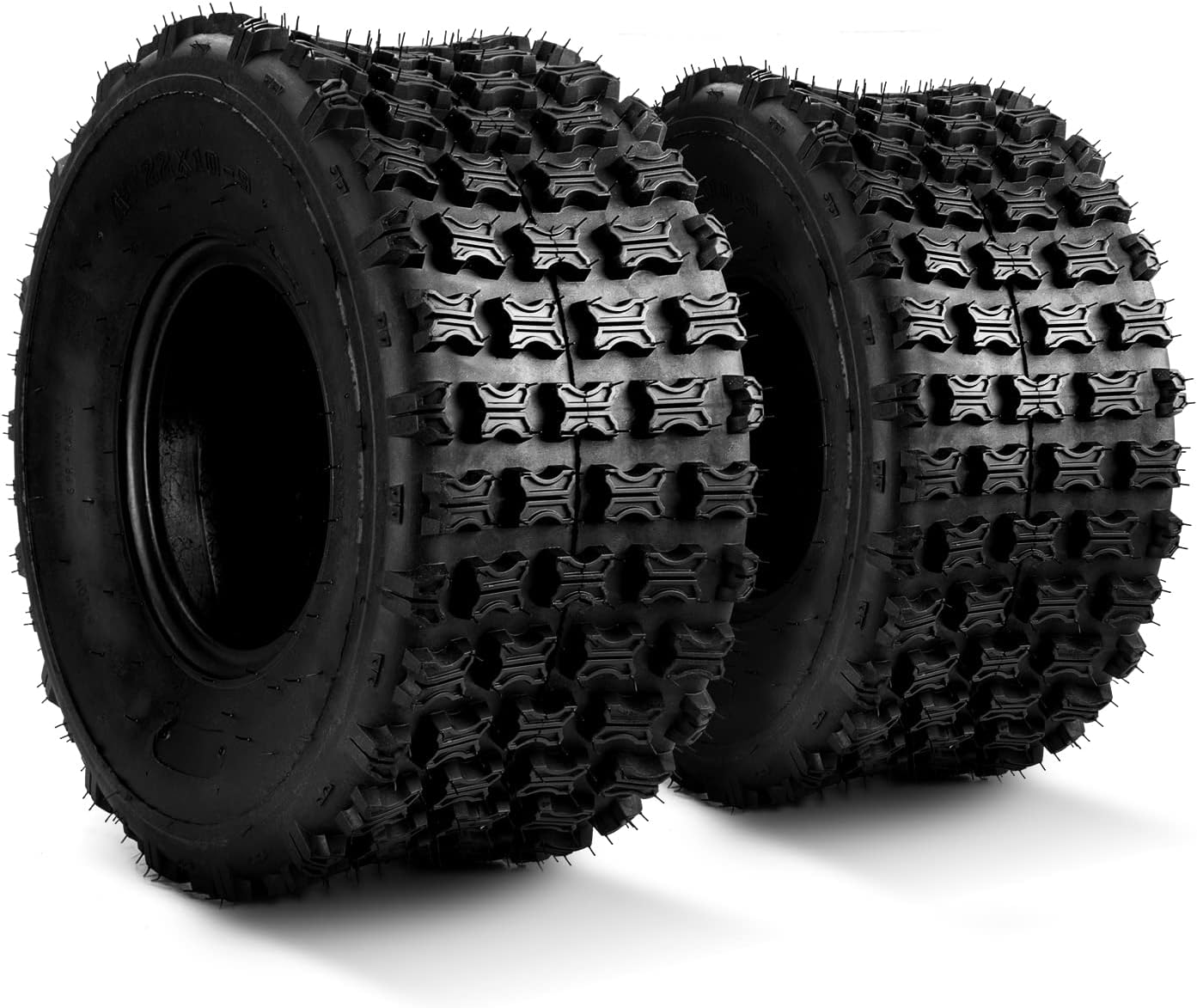 22x10-9 ATV Tires, 22x10-9 All Terrain Tires 6 PR, for Mud, Sand, and Off-Road Trails, 2 Pack Tubeless, Z-104