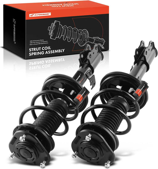 A-Premium Front Complete Strut w/Coil Spring Assembly Shock Absorber Compatible with Toyota Corolla 2003-2008