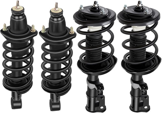 AUTOMUTO Strut Spring Assembly Front and Rear Pair Shock Struts Coil Springsr Fit 2002-2006 for Honda CR-V 4WD AWD FWD