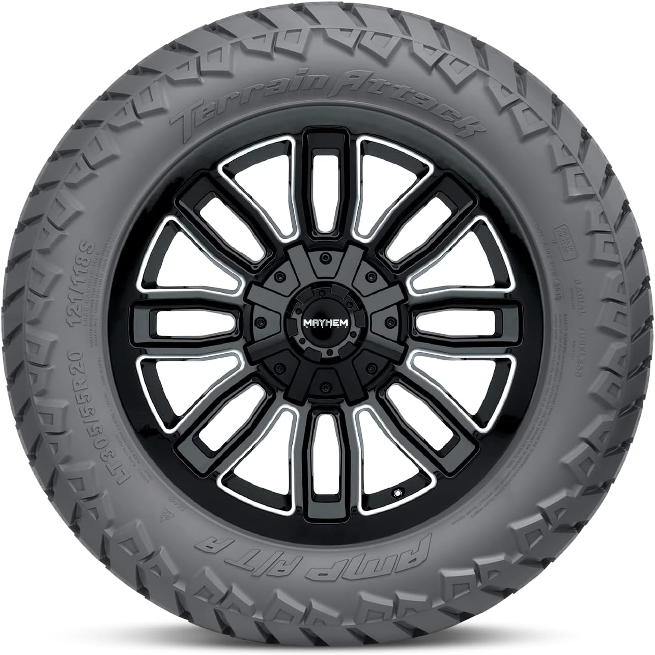 AMP 305/55R20 AMP Terrain Attack A/T A 121/118S E/10 Ply Tire
