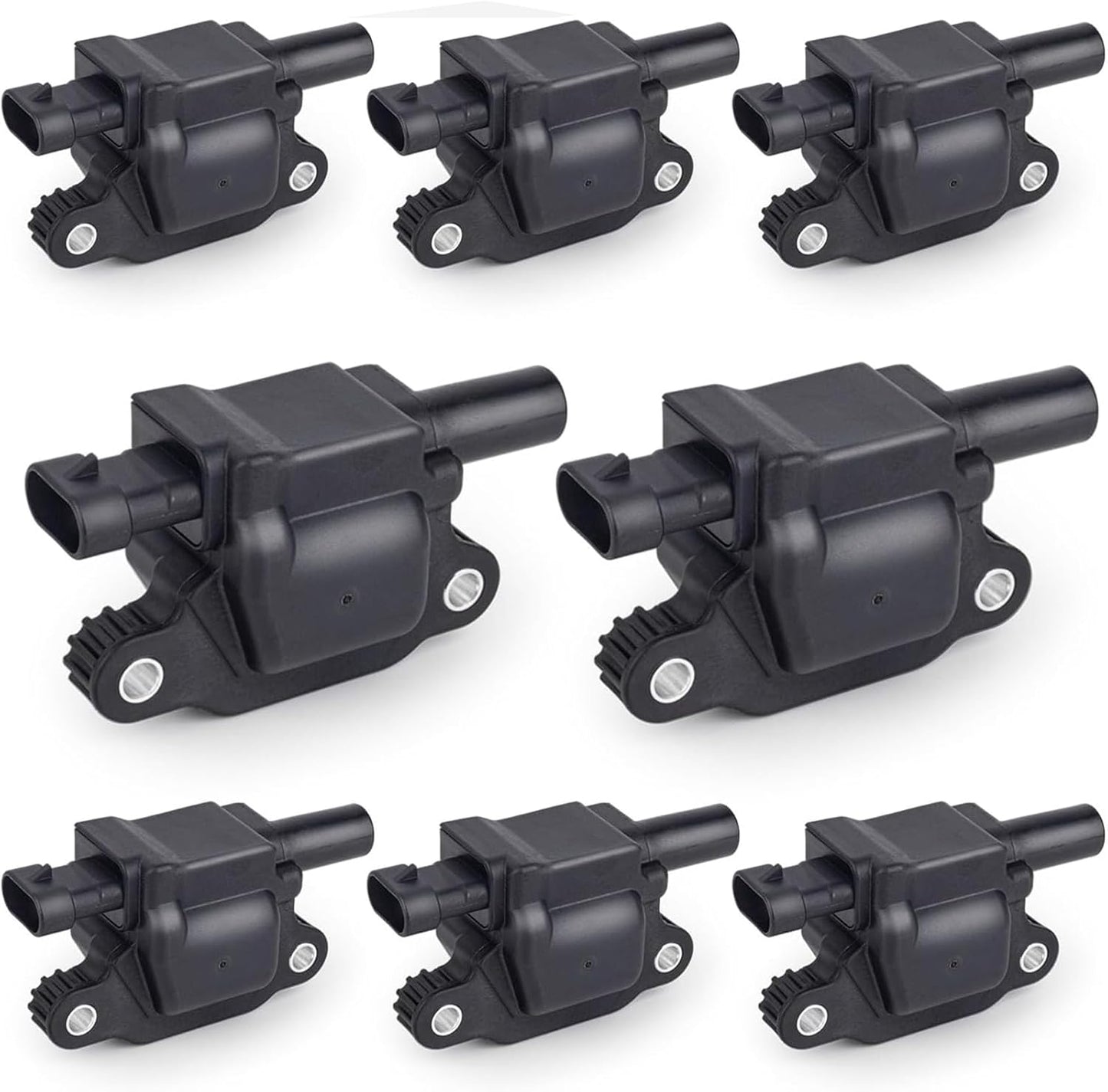 UF575 Ignition Coil & 1675 Double Iridium Spark Plug for Audi A3 A4 A5 A6 Q5 R8 TT RS4 RS5/Volkswagen Jetta Passat Beetle CC Golf GTI Replaces# C1627 07K905715F E1075