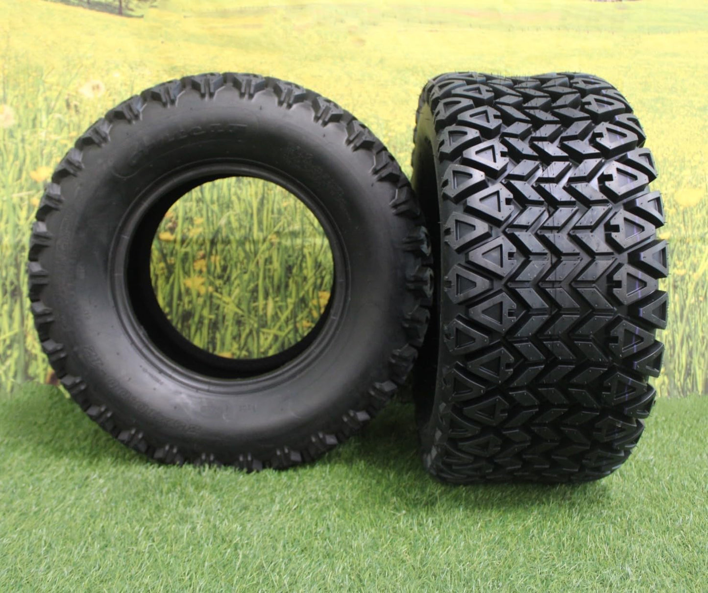 (Set of 2) 25x10.00-12 for Kubota RTV's 900, 1100 & 1140 UTV's Tires 6 Ply ATW-045
