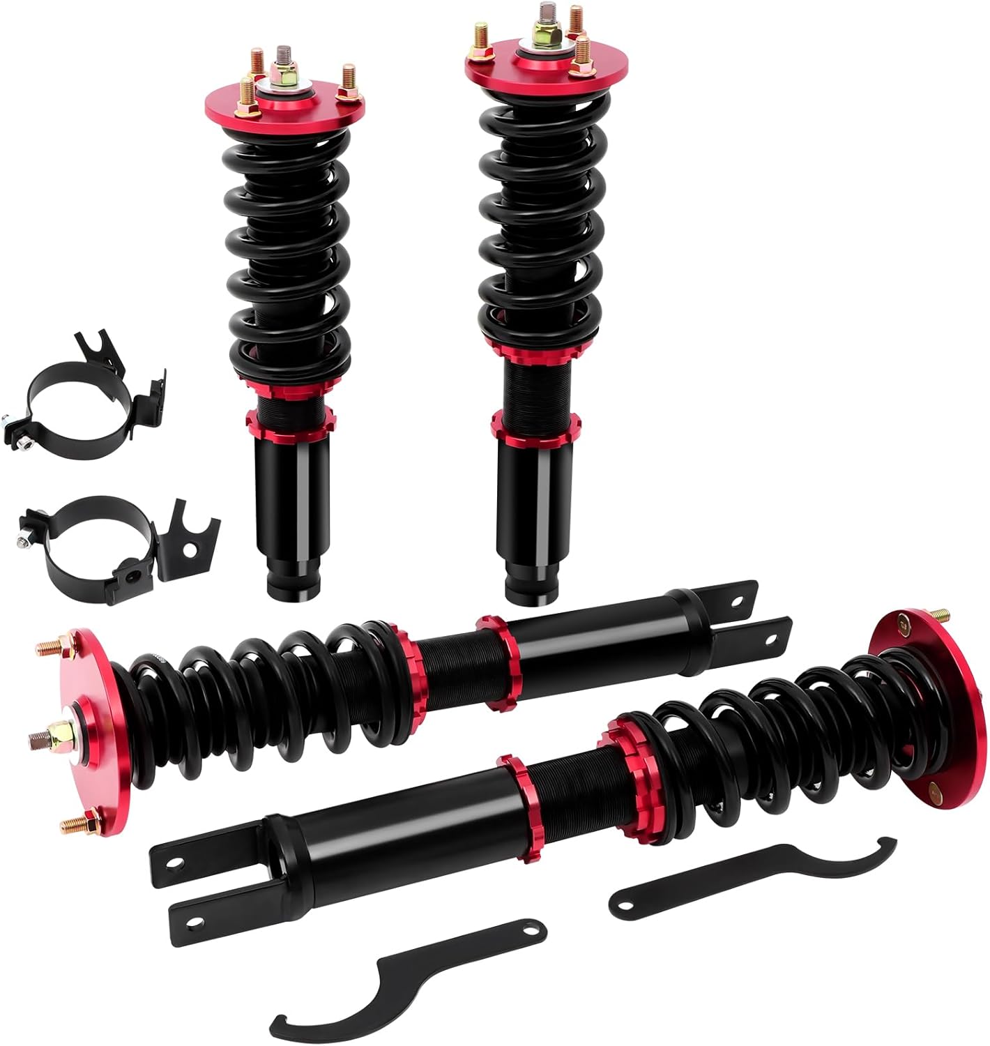 SCITOO Coilover Suspensions Shock Struts Kits Assembly Full Set Shocks Struts Kits fit for Honda for Accord 1990-1997