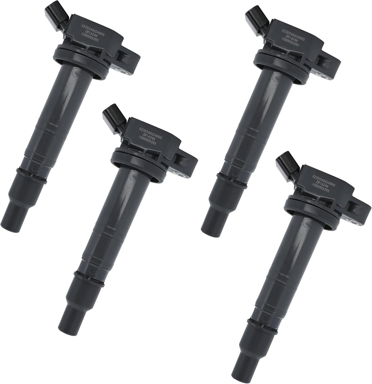 Set of 4 Ignition Coil Coils Pack Replacement for Toyota Lexus Tundra 4Runner Tacoma Solara Matrix 2008 IS F 2006 2007 2008 2009 2010 2011 Replace# UF495 C1426 90919T2006 1.8L 2.4L 4.7L 5.0L
