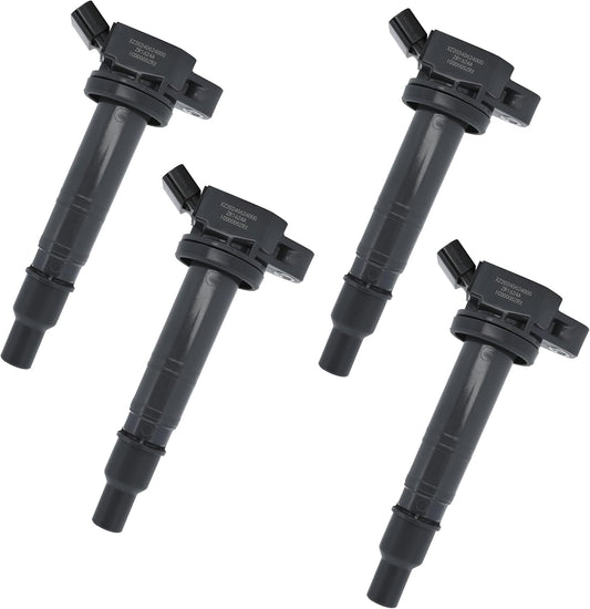 Set of 4 Ignition Coil Coils Pack Replacement for Toyota Lexus Tundra 4Runner Tacoma Solara Matrix 2008 IS F 2006 2007 2008 2009 2010 2011 Replace# UF495 C1426 90919T2006 1.8L 2.4L 4.7L 5.0L