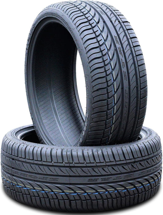 Set of 2 (TWO) Fullway HP108 All-Season Truck/SUV Performance Radial Tires-275/40R20 275/40/20 275/40-20 106V Load Range XL 4-Ply BSW Black Side Wall UTQG 380AA