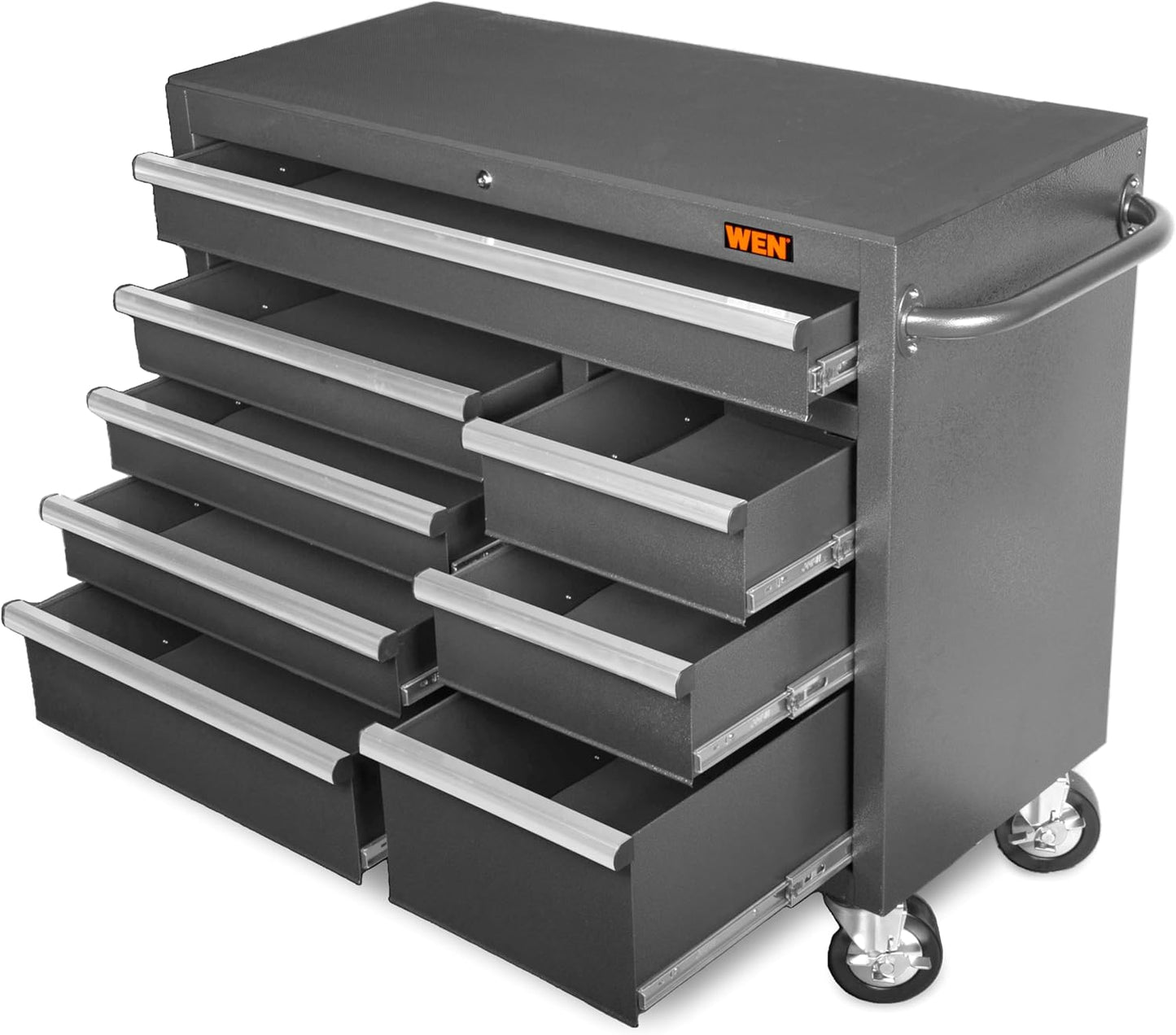WEN 42-Inch Premium Rolling Tool Cabinet with Heavy Duty 21-Gauge Powder-Coated Steel Construction (GG422B)