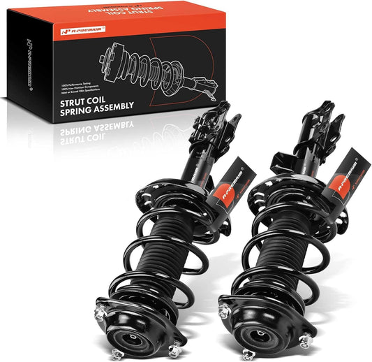 A-Premium Front Complete Strut & Coil Spring Assembly Compatible with Hyundai Veloster 2013 2014 2015 2016 2017, 2-PC Set