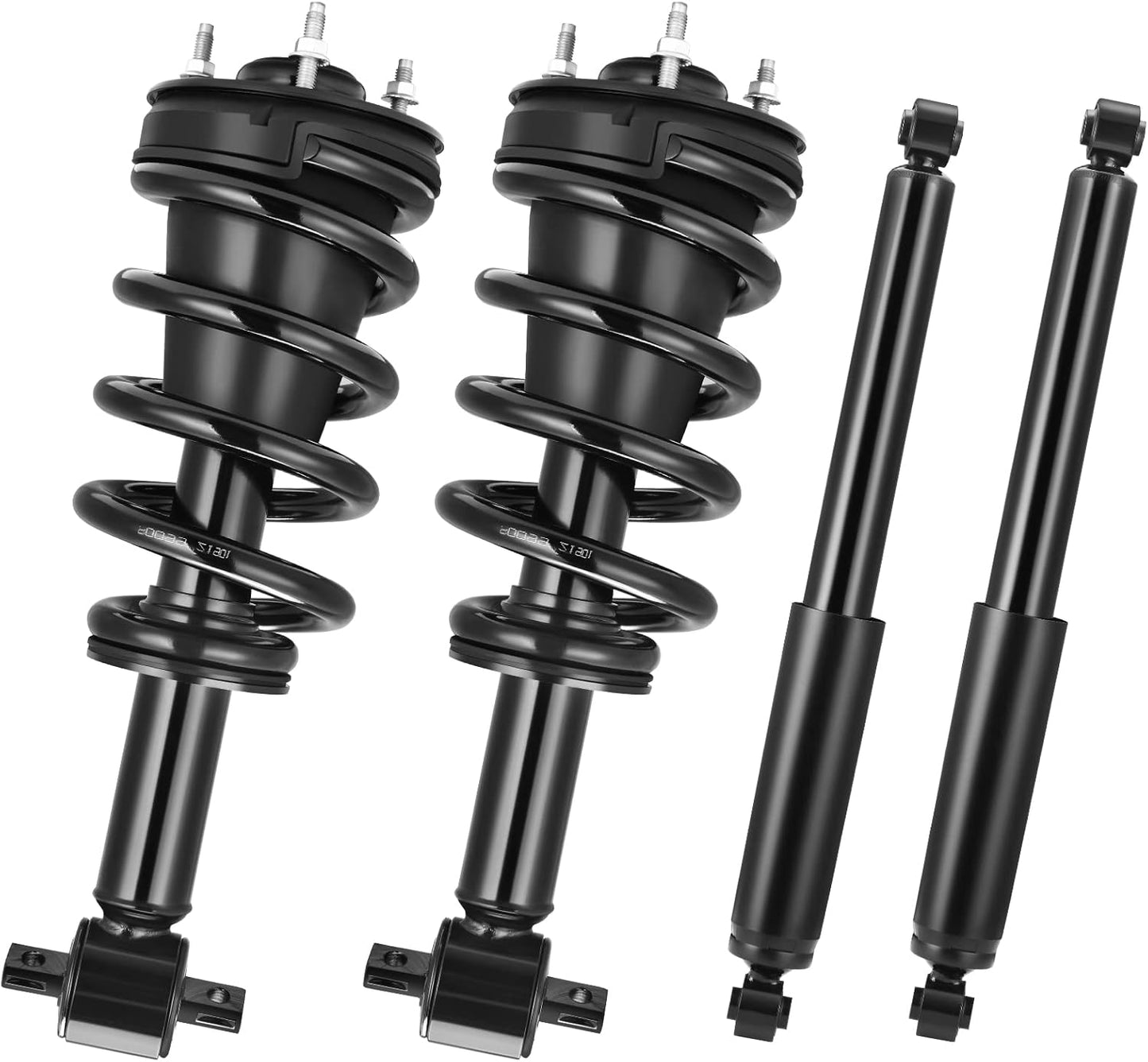 YITAMOTOR Front Complete strut Quick Struts Rear Shocks Assembly Compatible with 2014-2019 Sentra