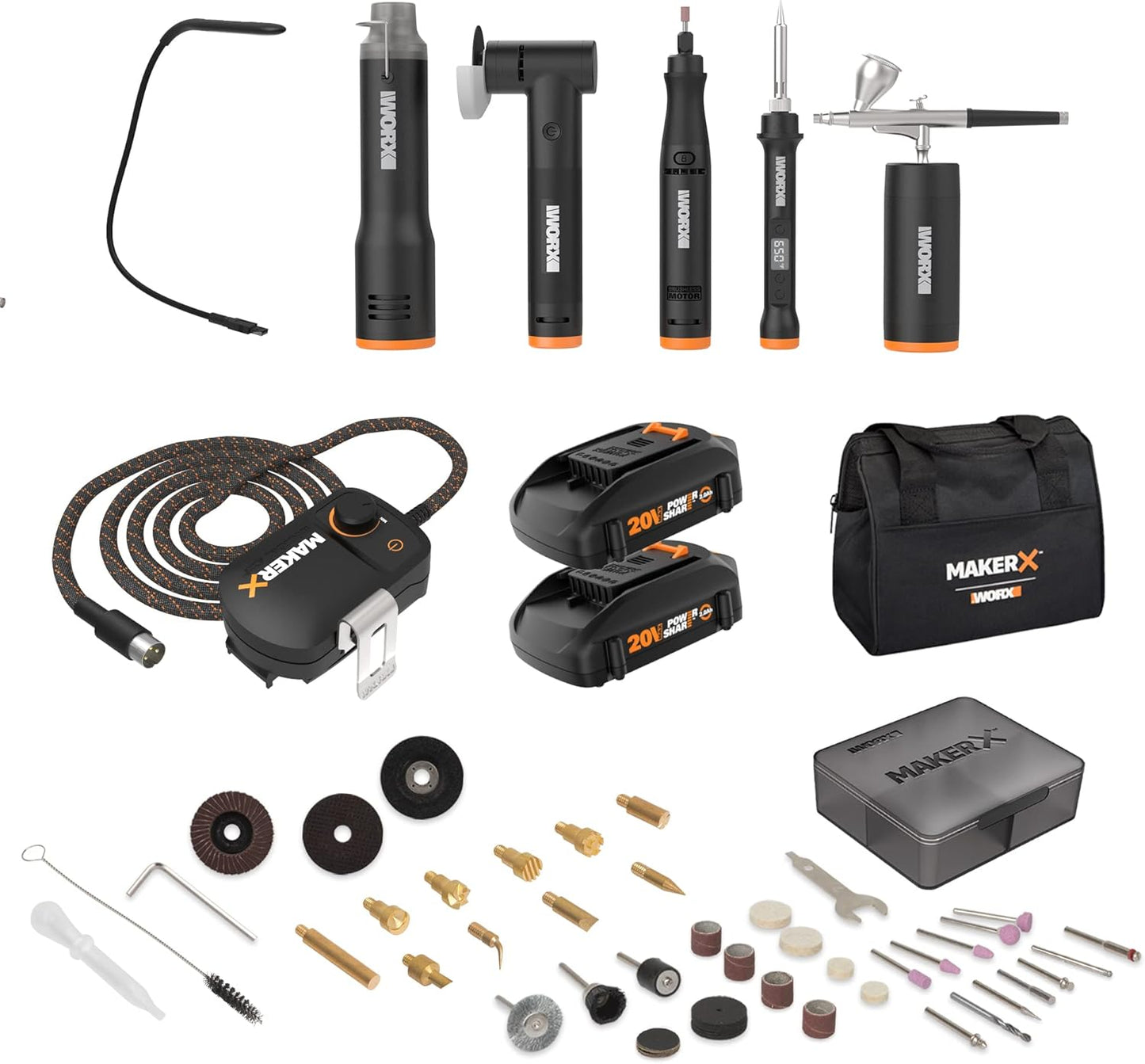 Worx WX997L MAKERX Crafting Tool Deluxe Combo Kit