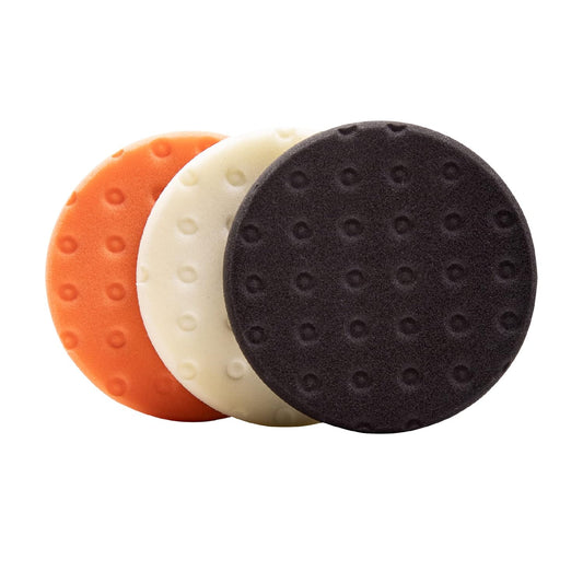 6.5" CCS Polishing Pad Kit (Set of 3) – Light Cutting, Polishing and Finishing Fits 6" Backing Plate