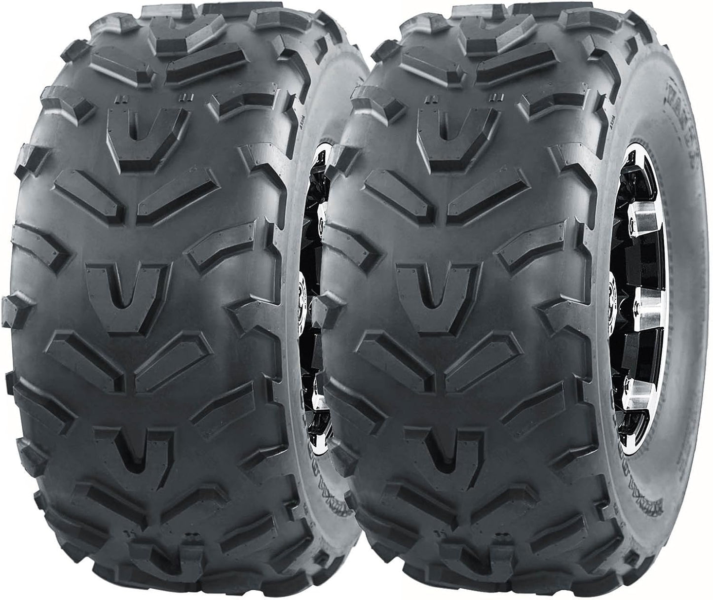 WANDA Set of 2 New Sport ATV Tires 22X9-10 22x9x10 4PR 10280 Pathfinder K530 Style Mud