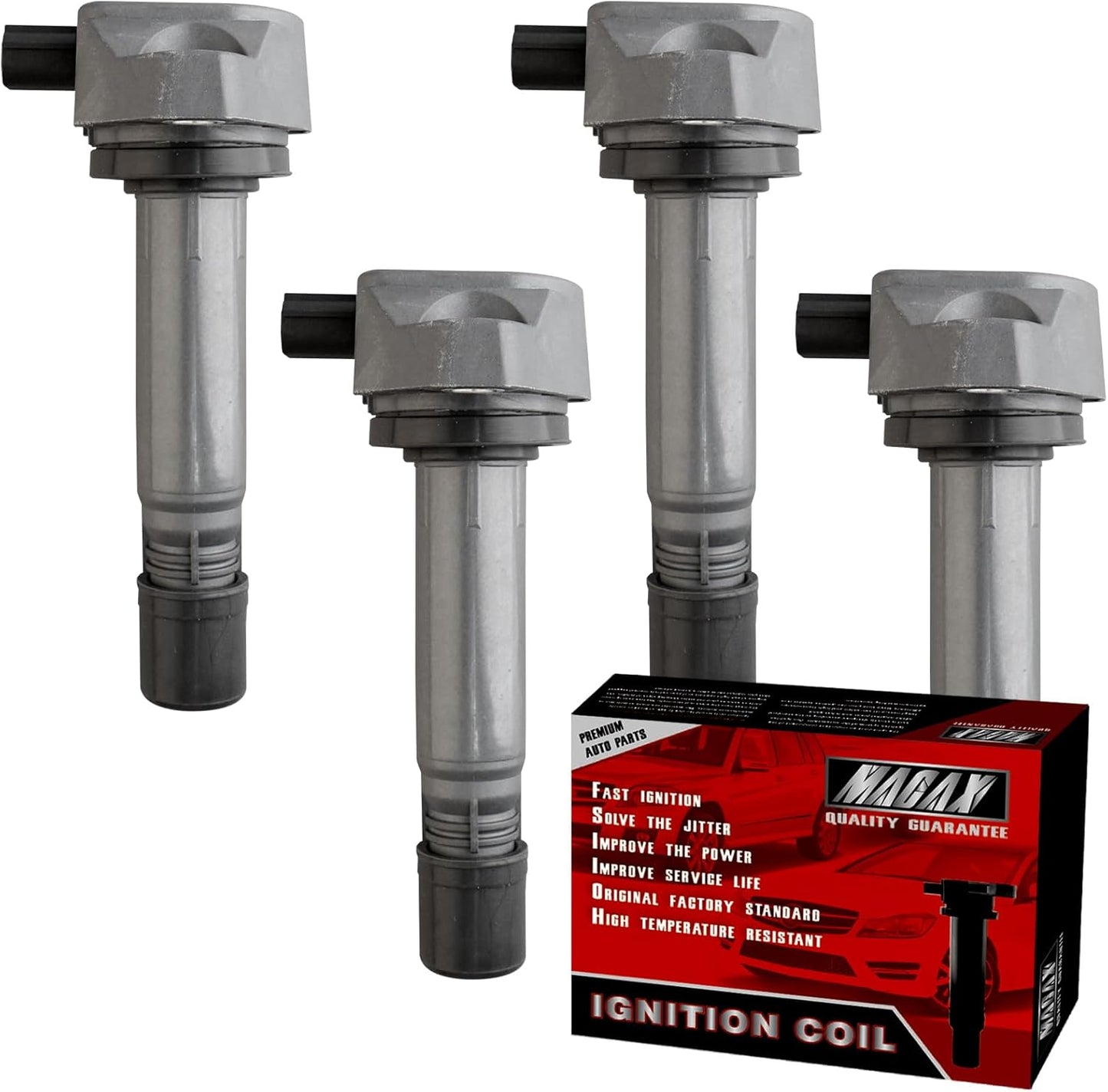 Set of 6 Ignition Coils Pack Compatible with 2007-2017 Nissan Infiniti Maxima Quest Pathfinder Murano Altima Q50 QX60 FX35 3.5L V6 UF550