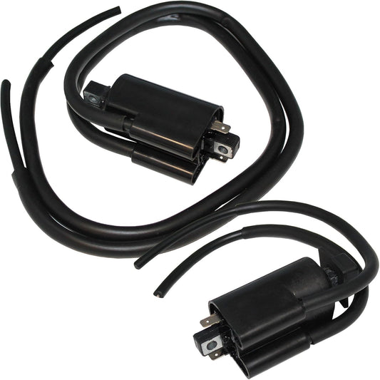 Caltric Front Rear Ignition Coil Compatible with Yamaha Road Star Silverado 1600 Xv1600A Xv-1600A 2001-2003