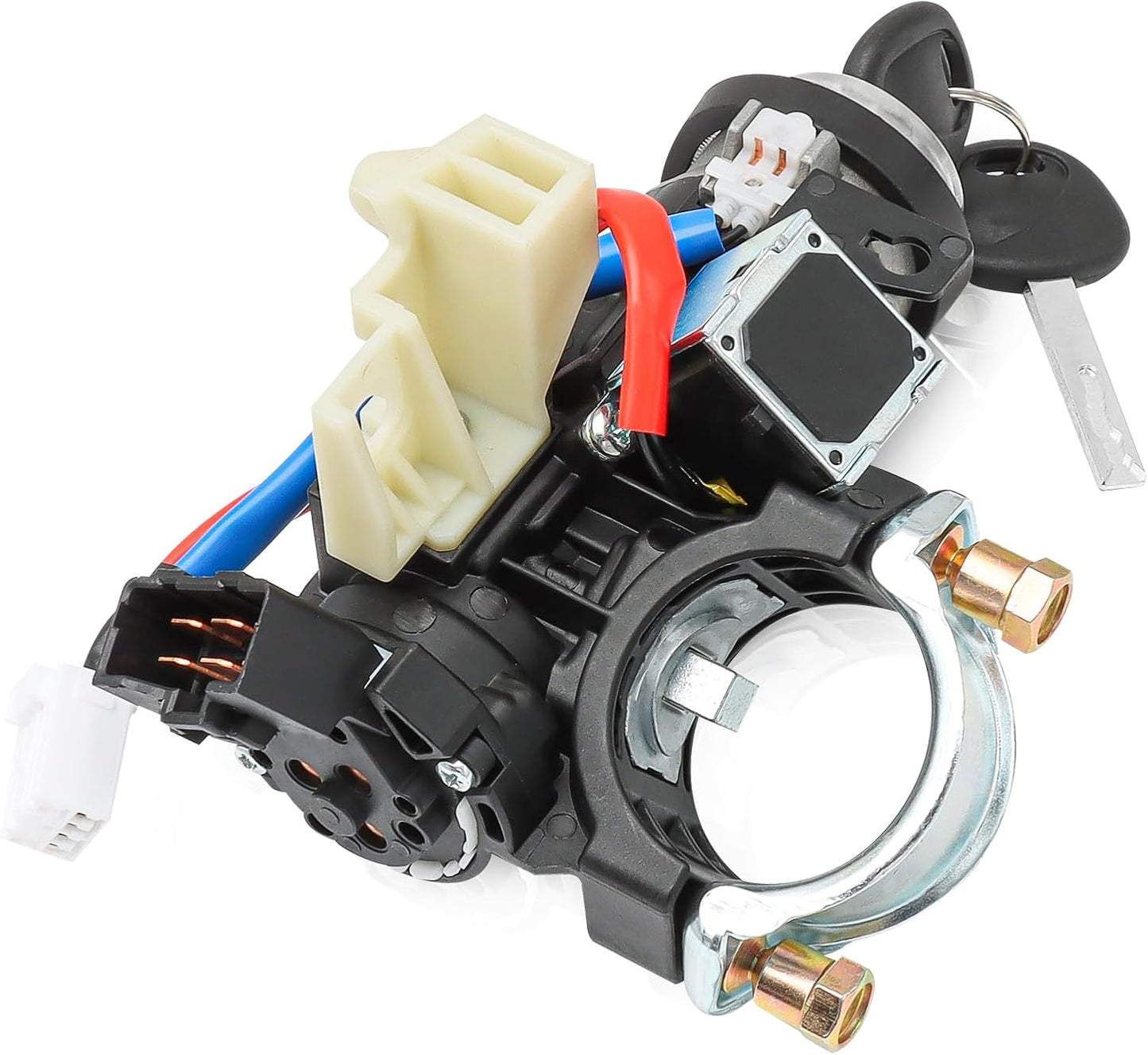 81910-M7110 Ignition Lock Cylinder Housing for Kia 2019-2021 Forte 2020-2022 Soul 2021-2023 Seltos Ignition Lock Switch Assembly with 2 Keys, Replaces 81900-M7E00 81905-M7140 Ignition Switch Kits