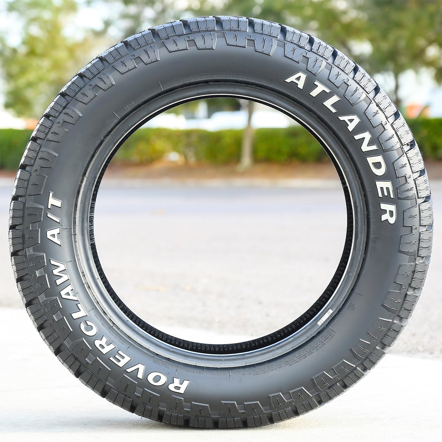 Roverclaw A/T All-Terrain Off-Road Light Truck Radial Tire-33X12.50R20LT 33X12.50X20 33X12.50-20 119S Load Range F LRF 12-Ply RWL Raised White Letters