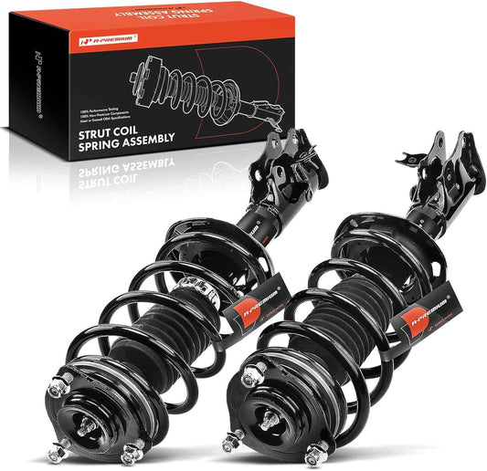 A-Premium Front Complete Shock Strut & Coil Spring Assembly Compatible with Honda Civic 2006-2011, L4 1.8L, Coupe, 2-PC Set