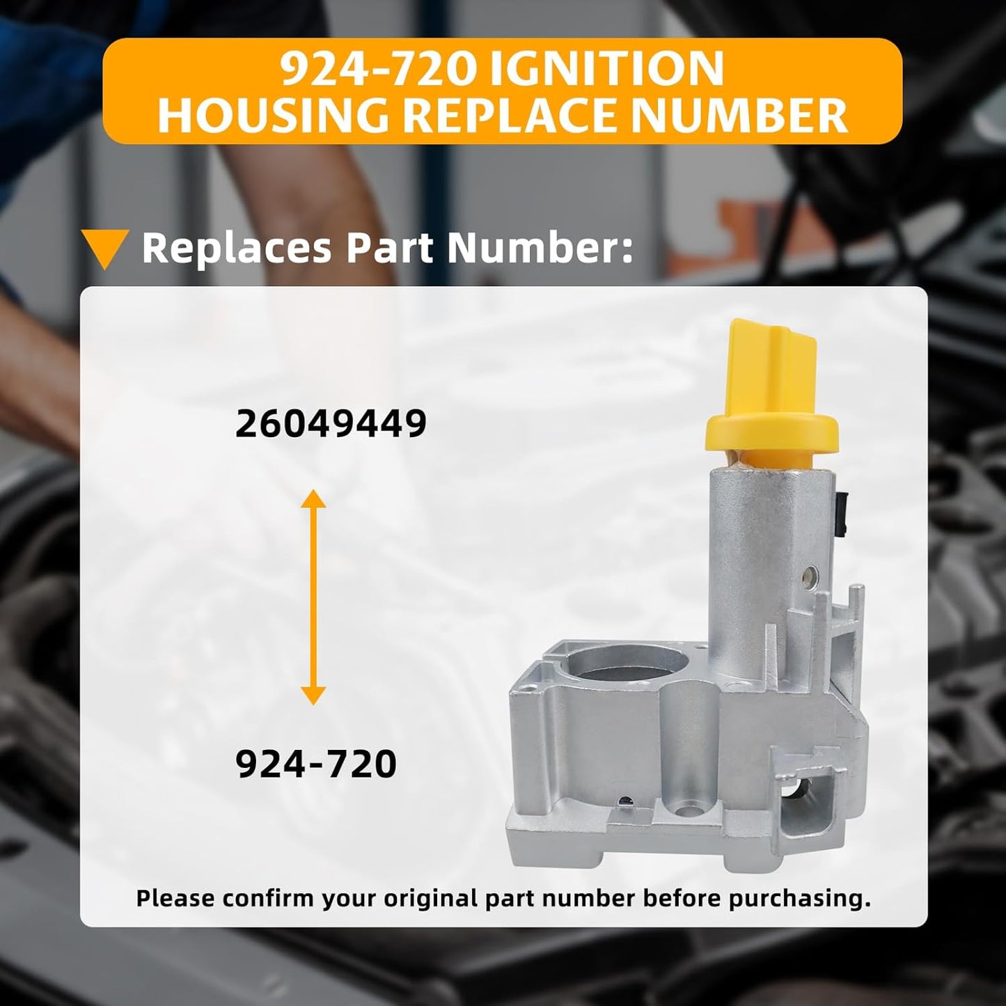 924-720 Ignition Assembly Ignition Lock Cylinder Housing Compatible with Chevy Surburban Tahoe Express GMC Savana Yukon Cadillac Escalade 1998 1999 2000 Replaces # 26049449