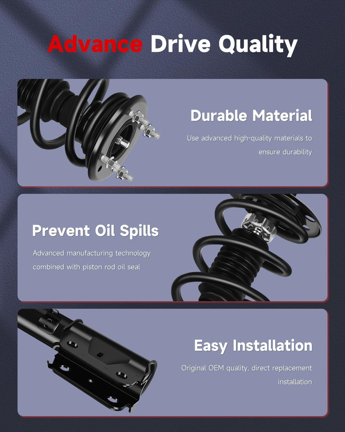 Complete Struts Shock Absorbers Fits for 2013-2017 for Ford Explorer cciyu 172730 172729 Quick Struts Assembly Front Pair Struts