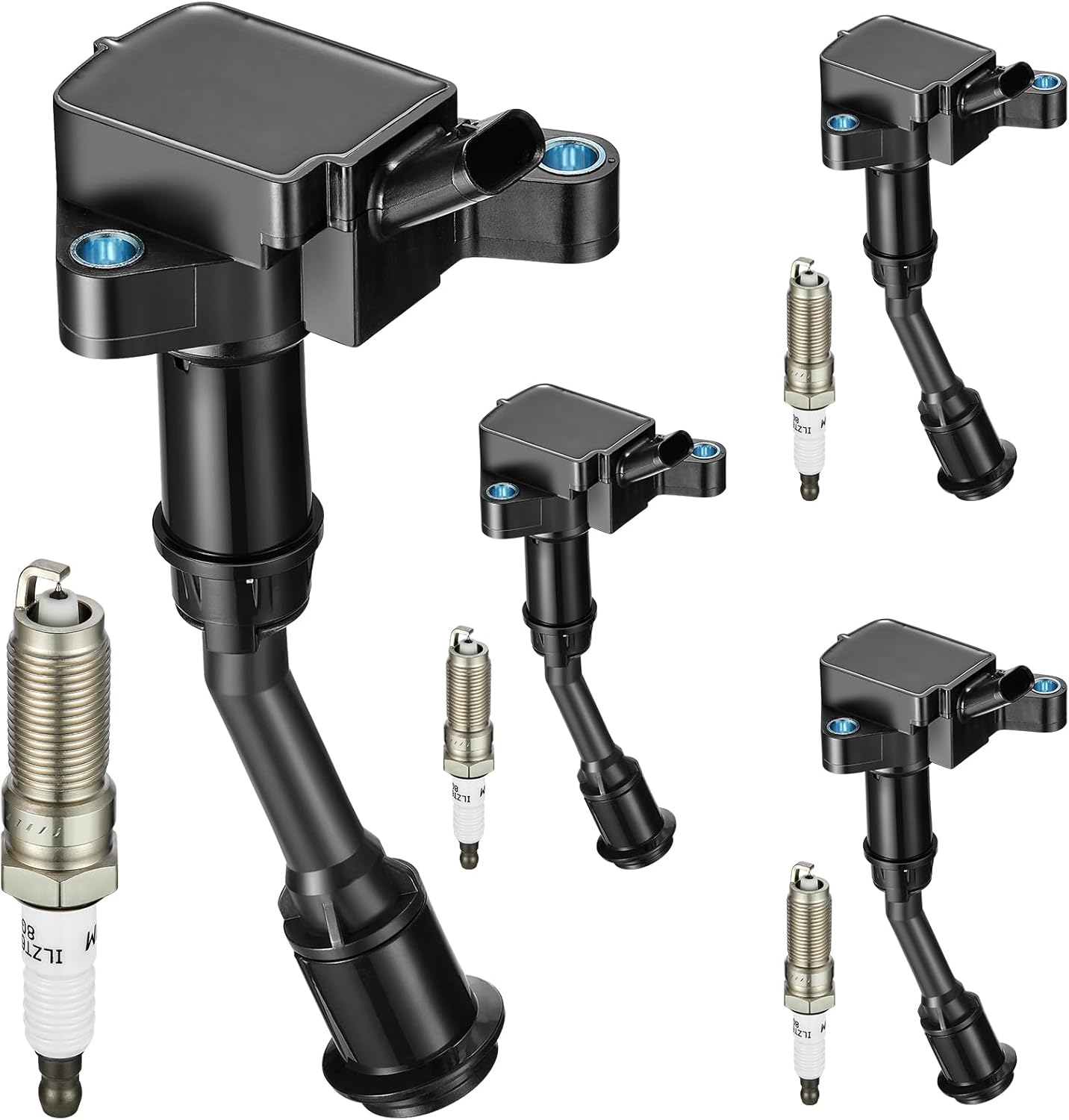 7-Pack UF835 Ignition Coils Compatible with Ford F-150 2018-2021/Mustang 2018-2020 5.0L V8 - Replaces for DG565, 5C2272, JR3Z12029A