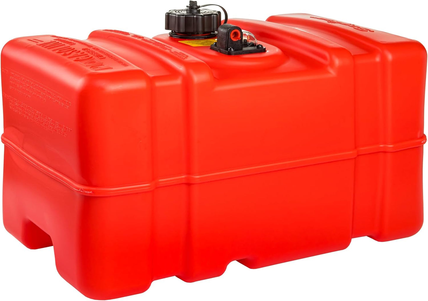 Scepter 6 Gallon Portable Marine Gas Can, Boat Fuel Tank with 2-Way Vented Cap, Built-In Fuel Gauge and Pick-Up, Top Handle, EPA & CARB Compliant, Underseat Design, 19.3"L x 12.2"W x 10.2"H (10511)