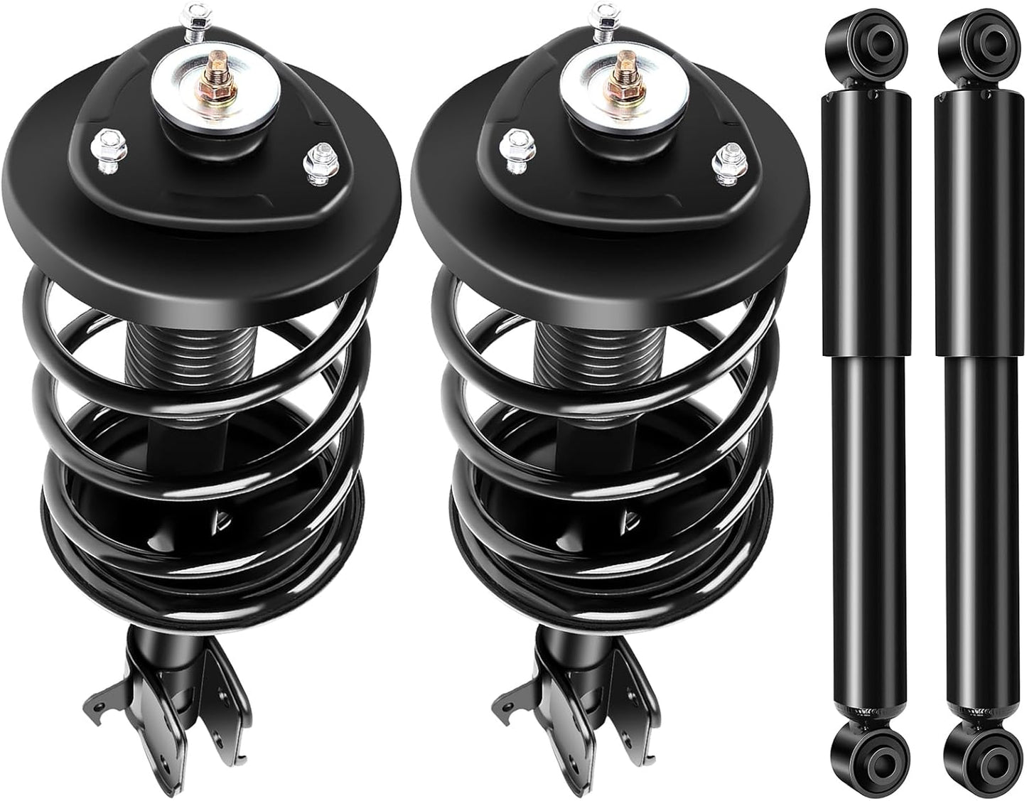 SCITOO Front and Rear Complete Struts Assembly Shock Absorber for Honda Odyssey 1999-2004 Automotive Replacement Struts 171598 171597 37246 - Set of 4