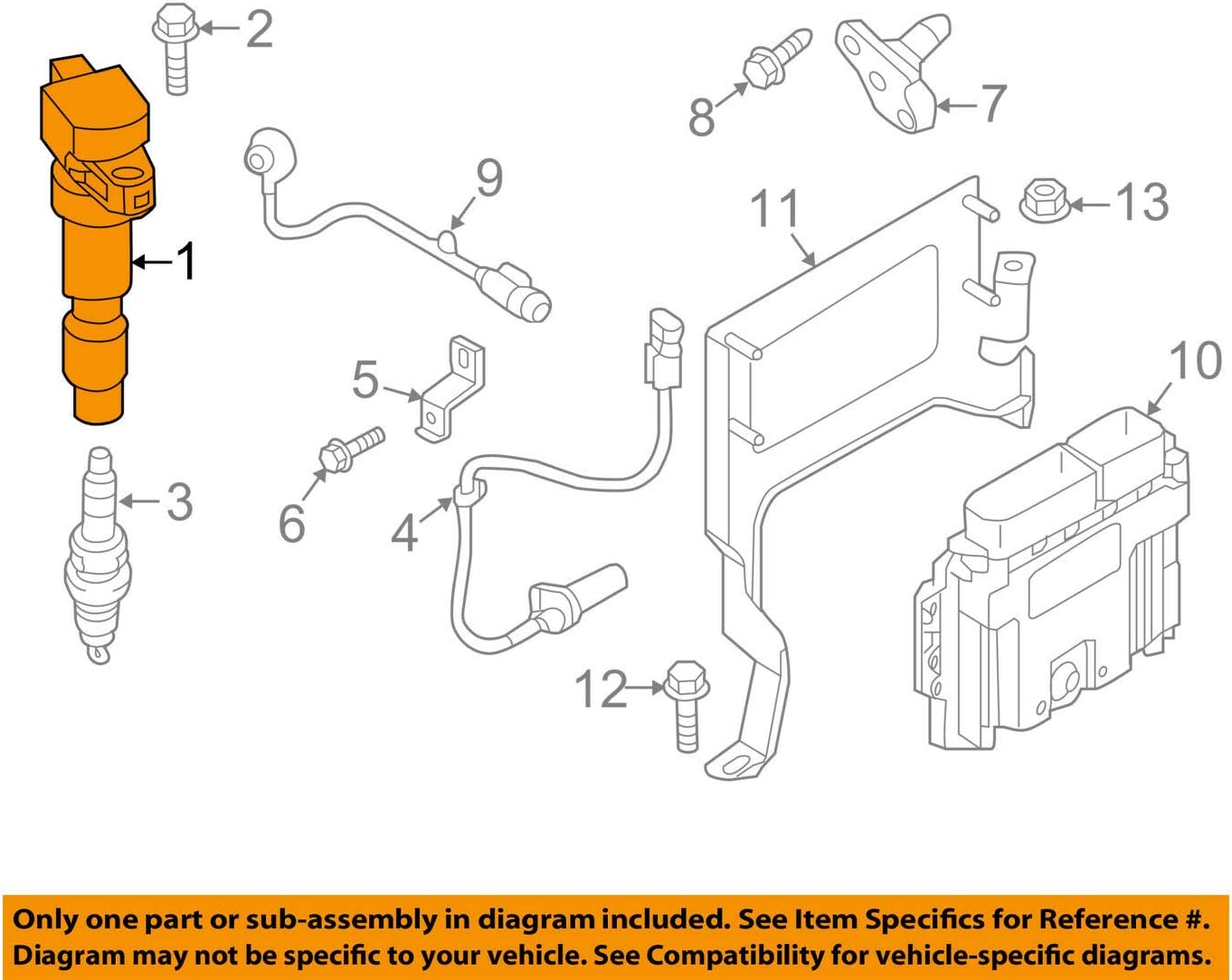 2017-2018 Kia Ignition Coil 27300-2E601
