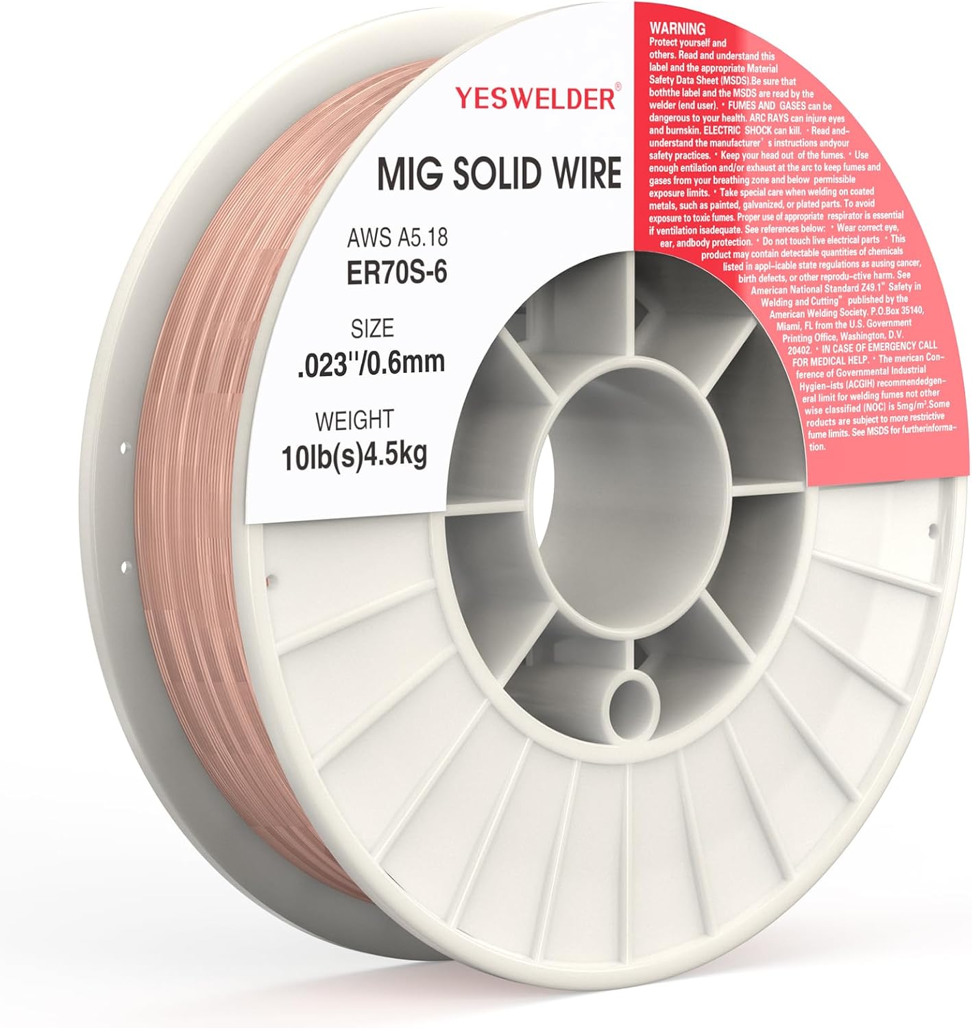 YESWELDER ER70S-6 Carbon Steel Mig Solid Wire .030-Inch10-Pound 2-Packs Welding Wire