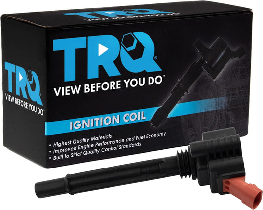 TRQ Ignition Coil Compatible with 2018-2019 Fiat 500 2014-2020 500L 2016-2018 500X 2015-2018 Jeep Renegade