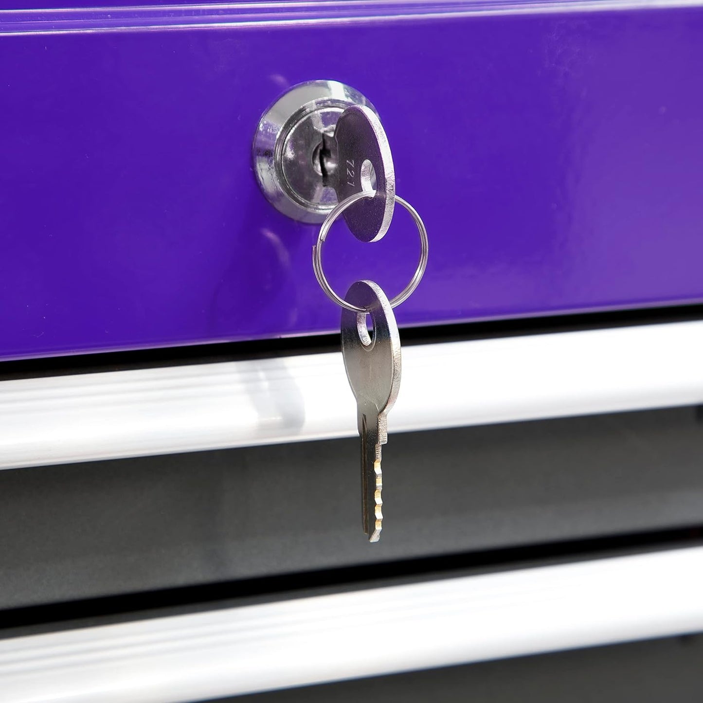 Sealey Mid-Box Tool Chest 3 Drawer with Ball-Bearing Slides - Purple/Grey - AP22309BBCP