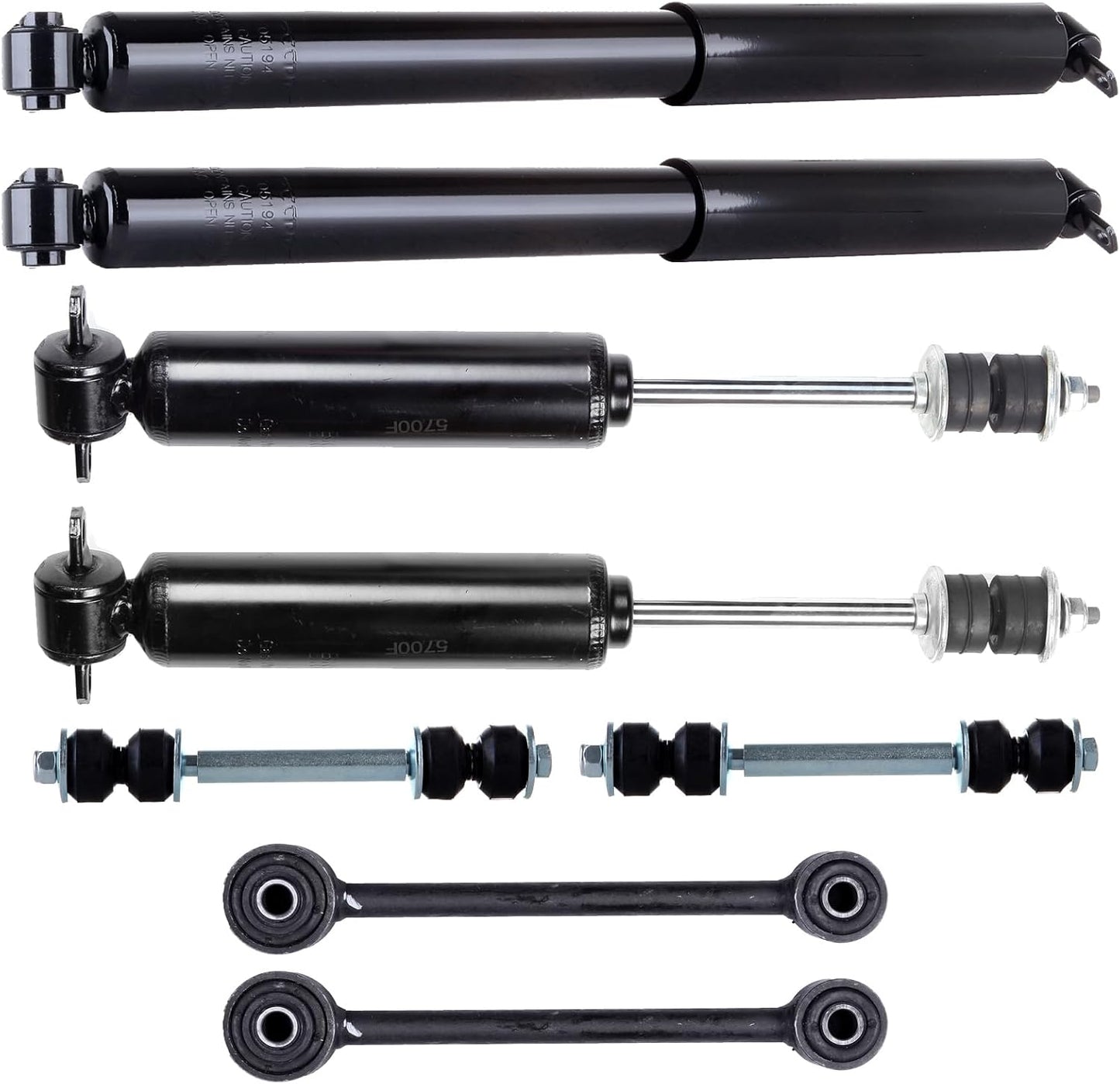 SCITOO Struts Shock suspension kit for 1994-2005 for Chevrolet Blazer 1994-2001 for GMC Jimmy Front shock absorbe Rear shock absorber Stabilizer Bar Link Kit 8 Pcs,32300 37021 K5254 K80849