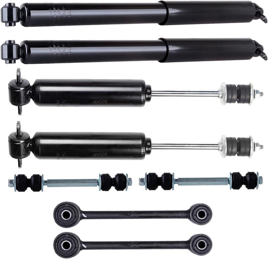 SCITOO Struts Shock suspension kit for 1994-2005 for Chevrolet Blazer 1994-2001 for GMC Jimmy Front shock absorbe Rear shock absorber Stabilizer Bar Link Kit 8 Pcs,32300 37021 K5254 K80849