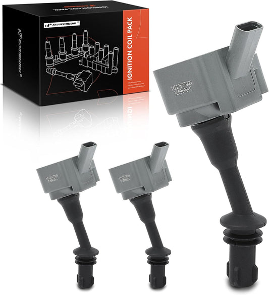 A-Premium Ignition Coil Packs of 3 Compatible with Buick Encore GX 2020-2022 L3 1.2L & Chevrolet Trailblazer 2021-2022 L3 1.2L