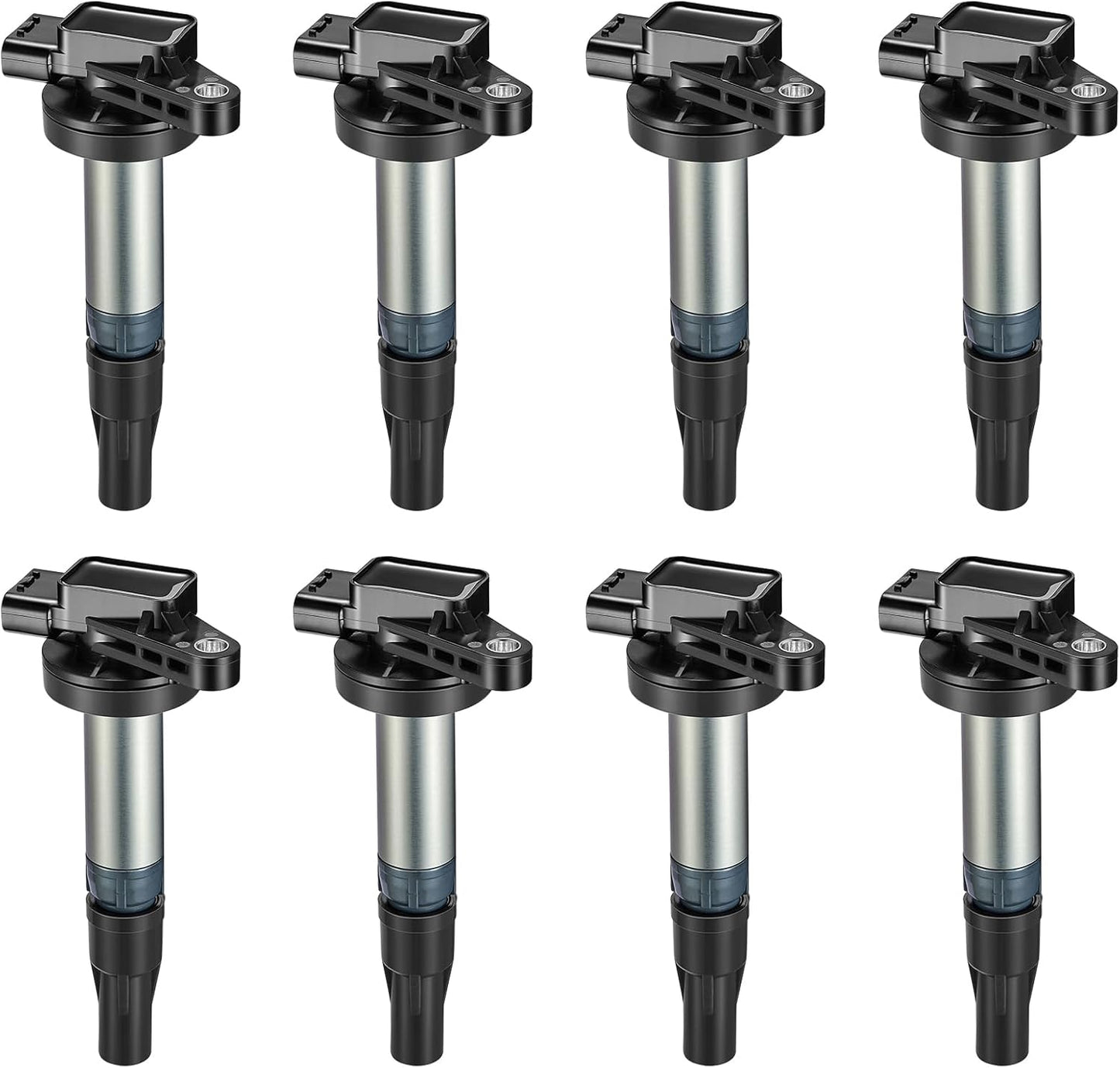BDFHYK Ignition Coil Pack and Double Iridium Platinum Spark Plugs Compatible with BMW 328i xDrive 528i X3 525i 530i 325i 325xi 330i 330xi X3 Z4 X5 3.0L 2.5L L6 0221504470 12120032137 UF592, Sets of 6