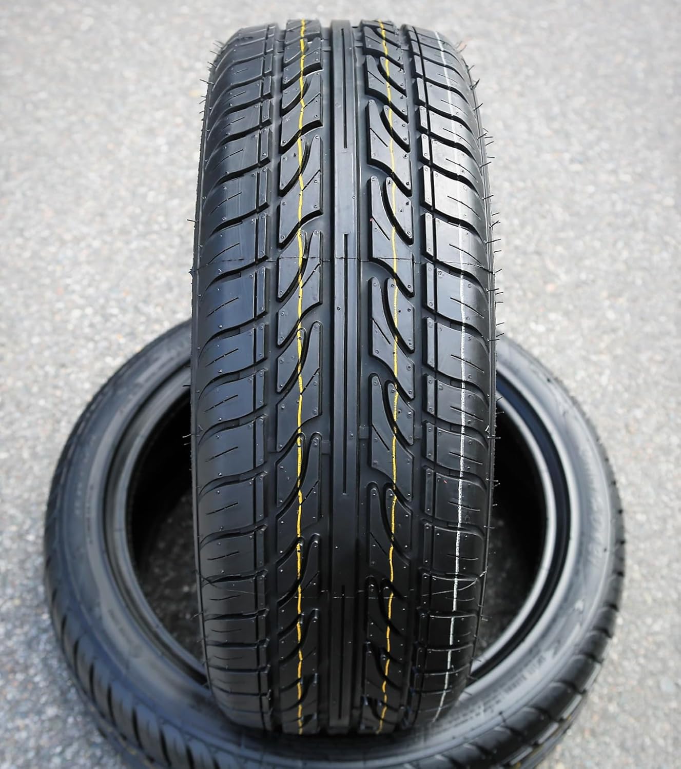 Set of 2 (TWO) Haida Racing HD921 Summer Passenger Car Performance Radial Tires-195/45R16 195/45/16 195/45-16 84V Load Range XL 4-Ply BSW Black Side Wall UTQG 400AA