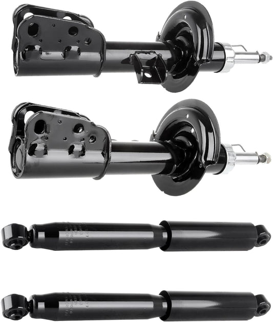 SCITOO Full Set Shocks for Equinox, Shocks Absorbers and Struts Fits 07 08 09 10 11 12 for Chevy Equinox,10 11 for GMC Terrain,07 08 09 for Pontiac Torrent,08 09 10 for Saturn Vue Amortiguadores