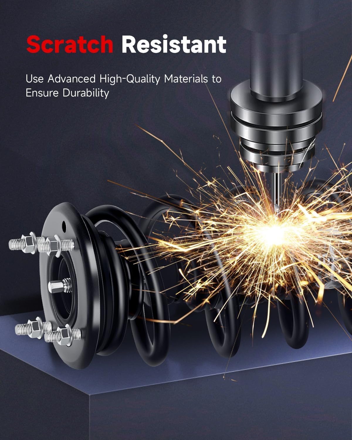 Complete Struts Shock Absorbers Fits for 2013-2017 for Ford Explorer cciyu 172730 172729 Quick Struts Assembly Front Pair Struts