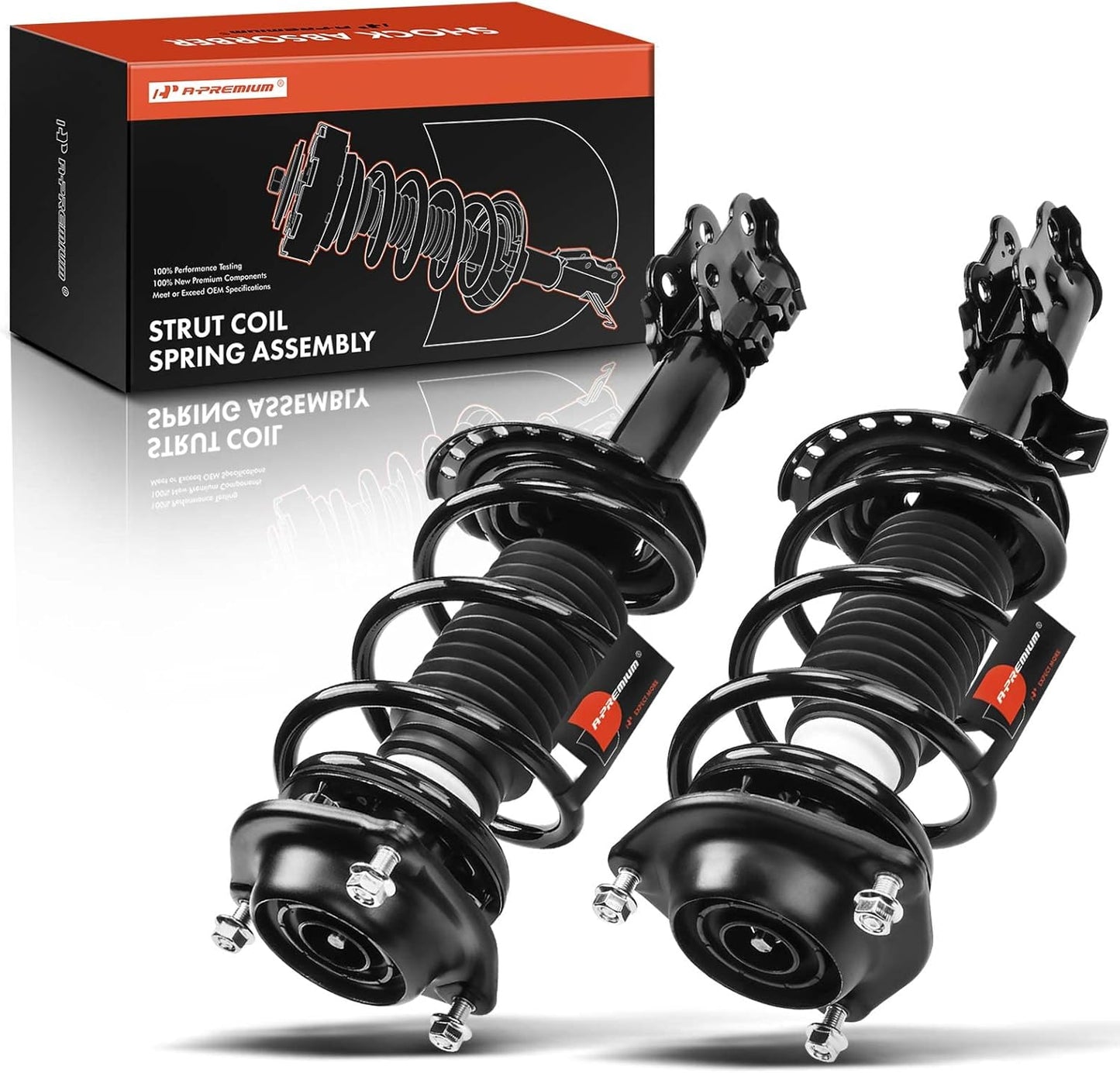 A-Premium Front Complete Strut & Coil Spring Assembly Compatible with Hyundai Elantra 2011-2016, Sedan, 2-PC Set