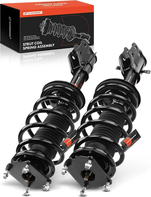 A-Premium Front Pair (2) Complete Strut & Coil Spring Assembly Compatible with Ford Edge 2011-2014 & Lincoln MKX 2011-2015, Driver and Passenger Side