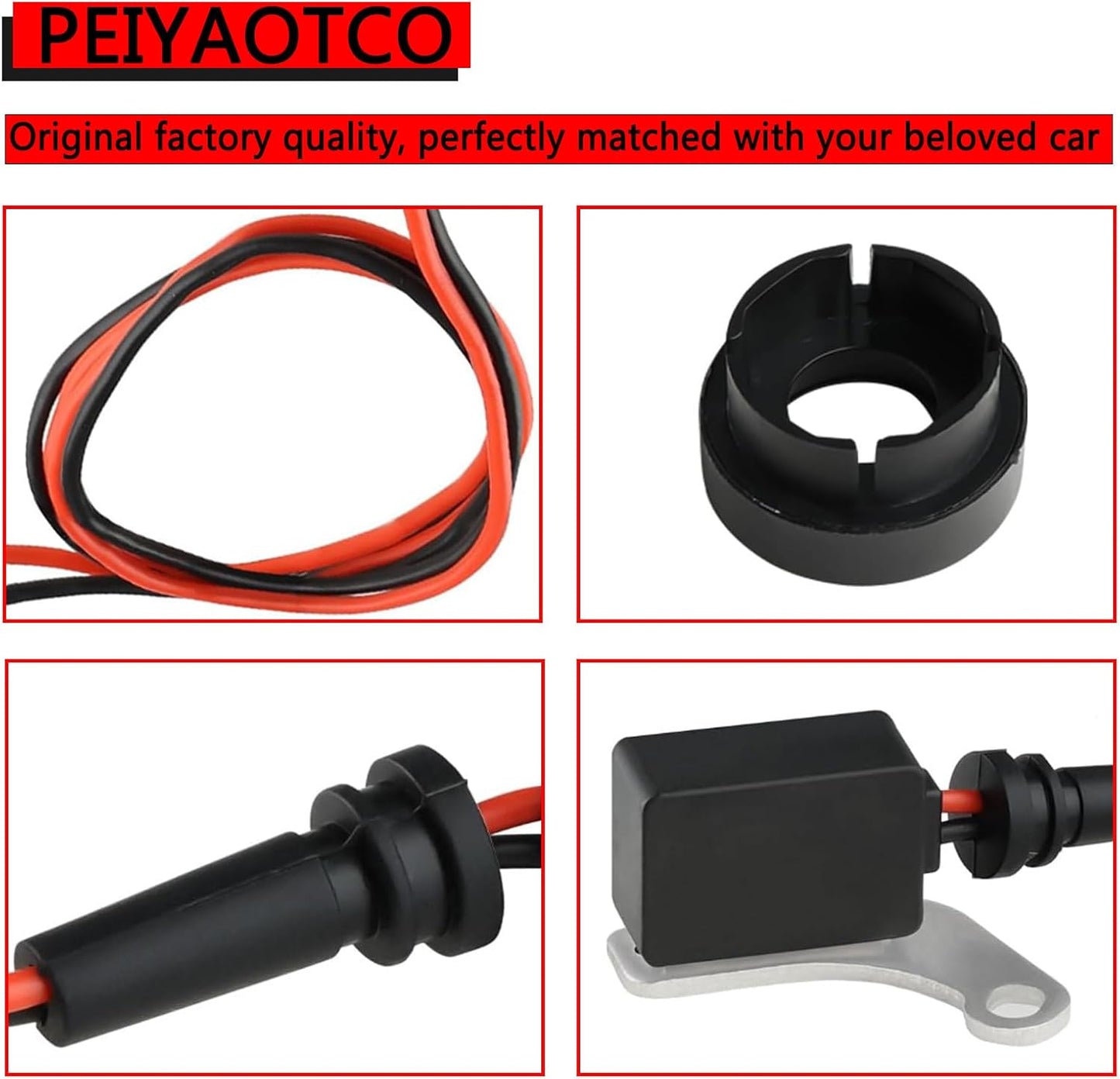 1281 Electric Ignition Conversion Kit Fit for Ford/Mercury/Lincoln 260 289 302 351 352 390 427 V8 8 Cylinder（1957-1974）Replacement For Pertronix Electronic Ignition